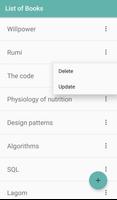 List of books screenshot 2