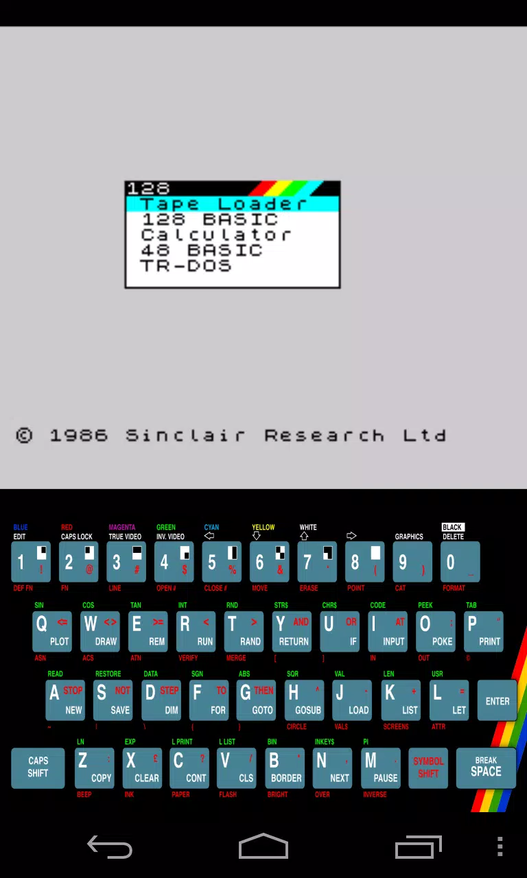 Descarga de APK de USP - ZX Spectrum Emulator para Android