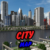 Карта города в майнкрафт