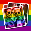 Photo filter flag LGBT+ icon