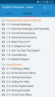 English Dialogues - Listen Poster