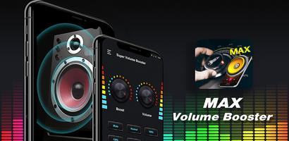 Extra Volume Booster-Equalizer الملصق