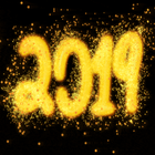Nouvelle année - New Year 2019 simgesi