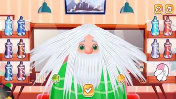 Santa Haircut Poster