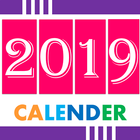 Calendar 2019 South Africa Zeichen