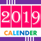 Calendar 2019 South Africa ikona