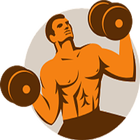 Musculação-Personal trainer ícone