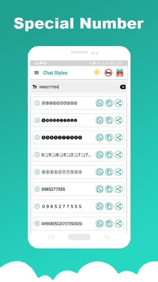 Chat Style Coole Stilvolle Schrift Fur Whatsapp Fur Android Apk Herunterladen