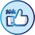 Liker App Blue