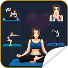 Yoga & Meditation Stickers For icono