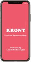 KRONY-Employee Management App, Complete mobile CRM Affiche