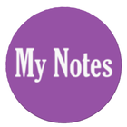 My Notes Zeichen