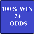100% WIN 2+ ODDS