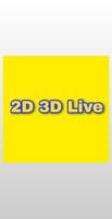 2D 3D Live-poster