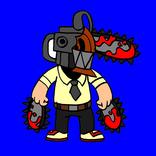 Motosiera Hombre Para Colorear