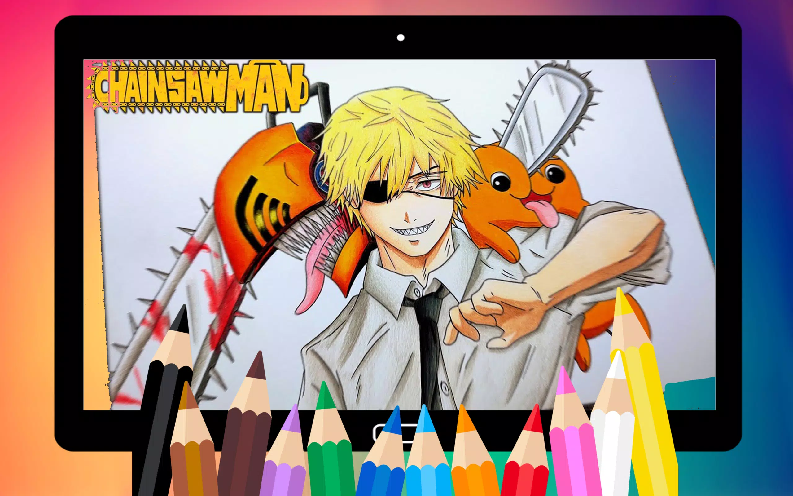 How To Draw Chainsaw Man - Apps on Google Play