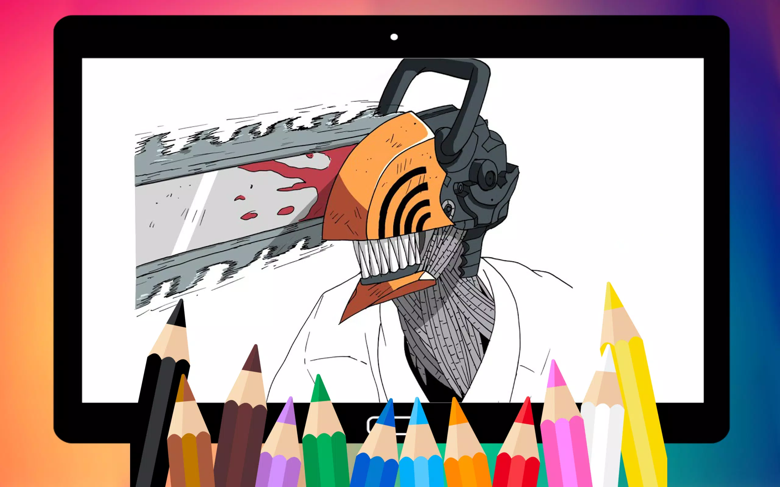 Download do APK de colorir o homem da motosserra para Android