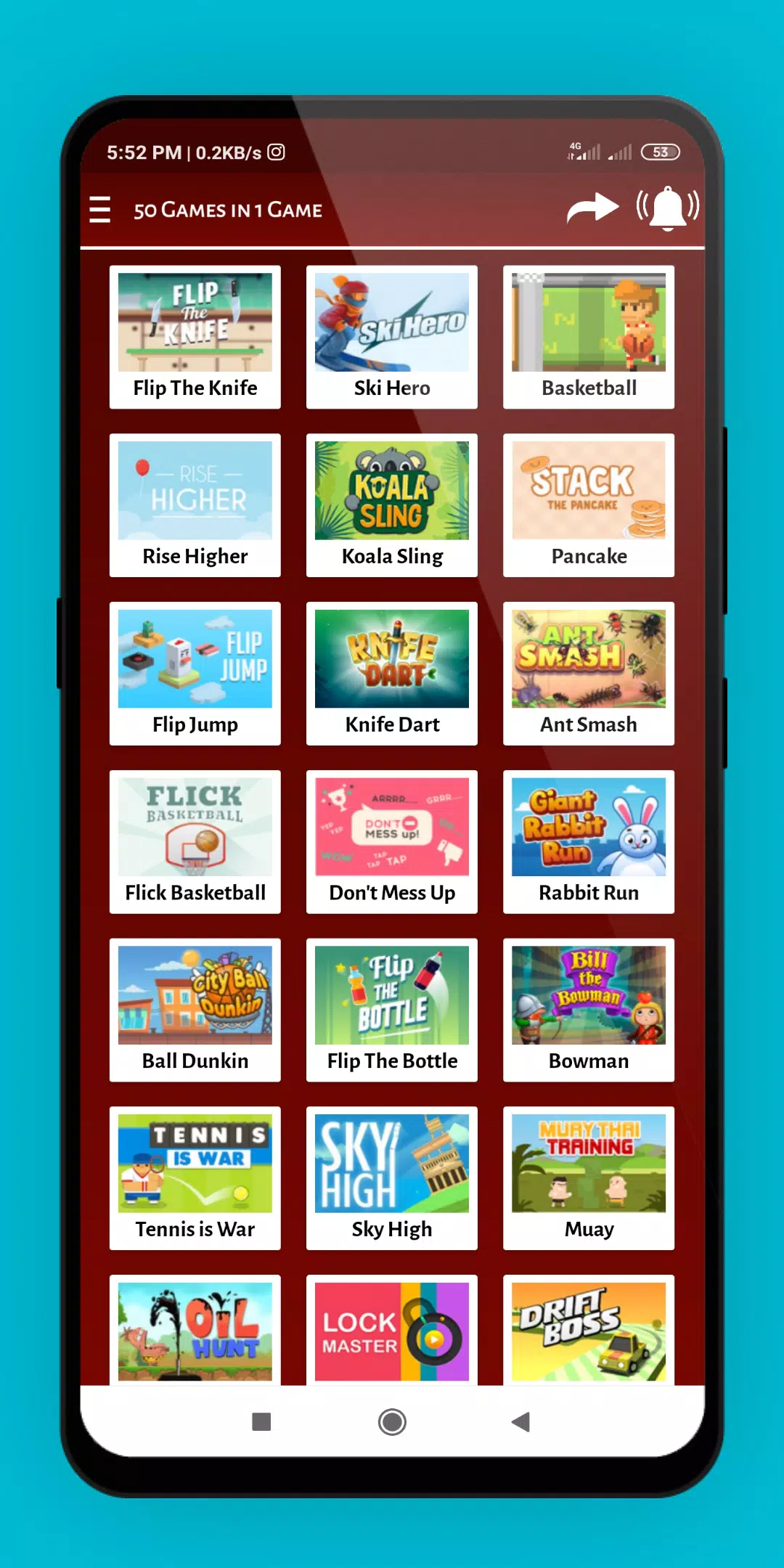 50 in 1 Free games Apk Download for Android- Latest version 0.2