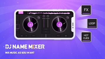 DJ Name Mixer Plus - Mix Name to Song screenshot 1