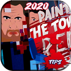 Hints For Paint the town : Game Red full icône