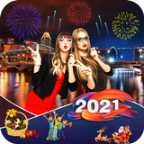 New Year DP Maker: New Year Photo Frames 2021 icono
