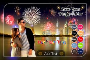 New Year DP Maker: New Year Photo Frames 2021 captura de pantalla 1