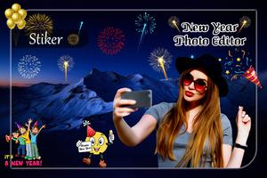 New Year DP Maker: New Year Photo Frames 2021 captura de pantalla 2