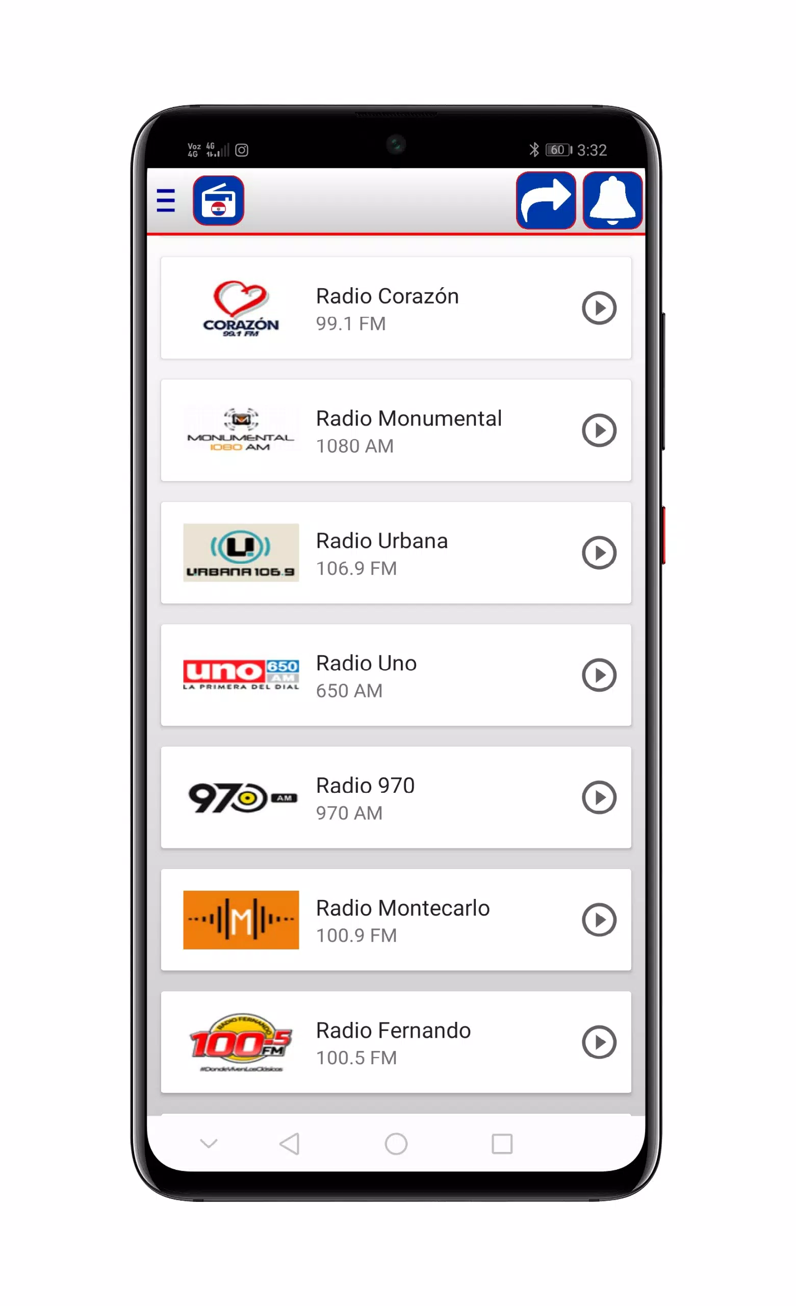 Descarga de APK de Radio Paraguay - Radio AM FM para Android