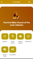 First Bible Church of the Lord Plakat
