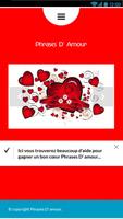 Phrases d'amour poster