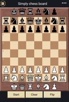 Simply Chess Board الملصق