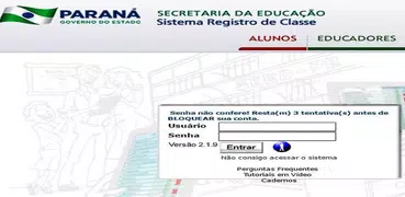 Registro Classe online