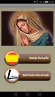 Santo Rosario Latín y Español Affiche