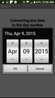 Converting any date to the day number 스크린샷 2