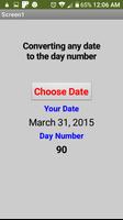 Converting any date to the day number syot layar 3