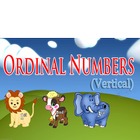 Ordinal numbers (vertical) icon