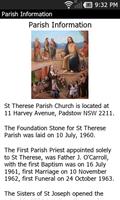 St Therese Parish, Padstow تصوير الشاشة 1