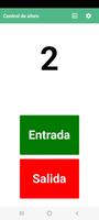 Control de aforo y accesos Cartaz
