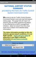 برنامه‌نما National Airport Status USA عکس از صفحه