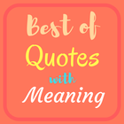 Life Quotes with Meaning आइकन