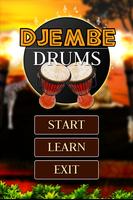 Djembe Drums Cartaz