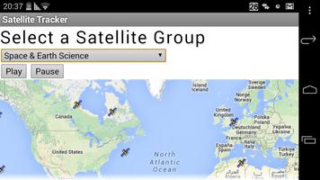 Satellite Tracker  & Location Affiche