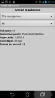 Screen resolutions capture d'écran 1