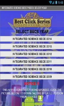 Science BECE pasco for jhs