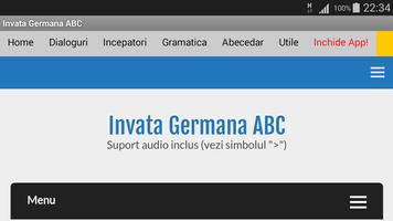 Invata Germana ABC app Affiche