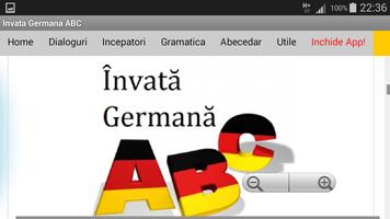 Invata Germana ABC app Ekran Görüntüsü 1