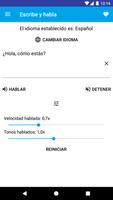 Escribe y habla captura de pantalla 1