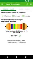 Calcul de la résistance capture d'écran 2