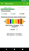 Perhitungan resistor syot layar 2