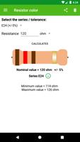 Resistor color poster